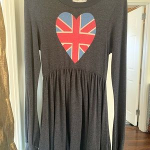 Vintage Wildfox Sweatshirt Babydoll Dress